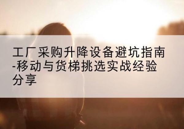 邱县移动式升降机怎么选-工厂采购升降设备避坑指南-移动与货梯挑选实战经验分享